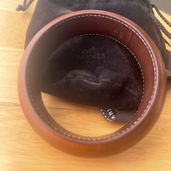 🌺🌺 💯 Authentic Hermès Vintage Astral Bracelet Crafted in Barenia Leather🌺🌺 - Picture 6 of 10